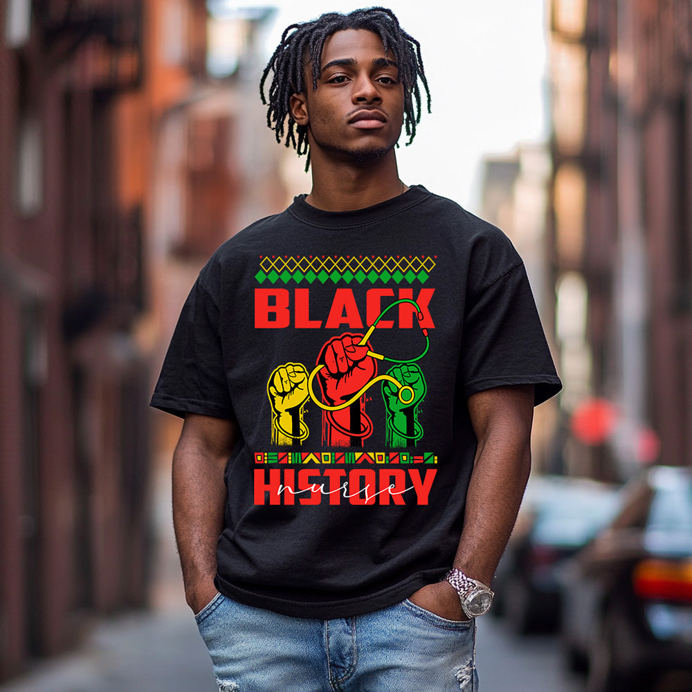 Black History, Black Healing – Power Fist Tee image 0