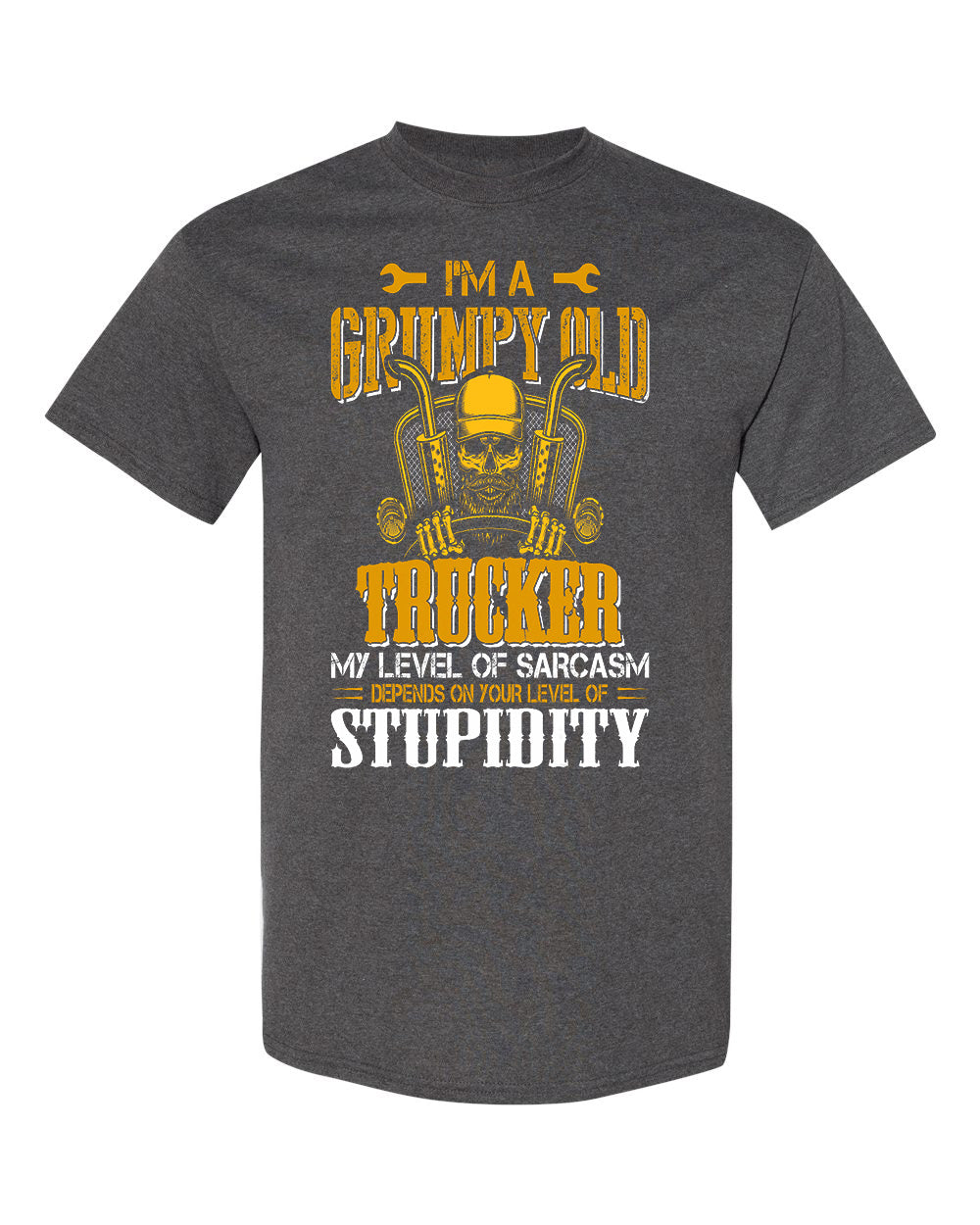 Grumpy Old Trucker Sarcasm Tee – Bold & Funny Trucker Shirt image 3