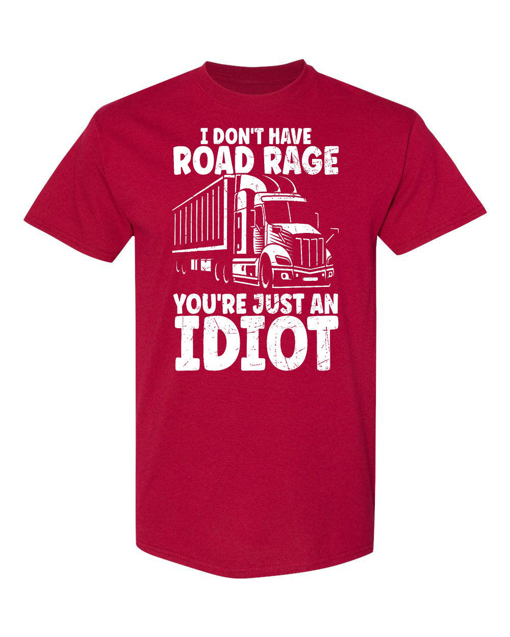 Funny Trucker T-Shirt – “I Don’t Have Road Rage” Graphic Tee image 4
