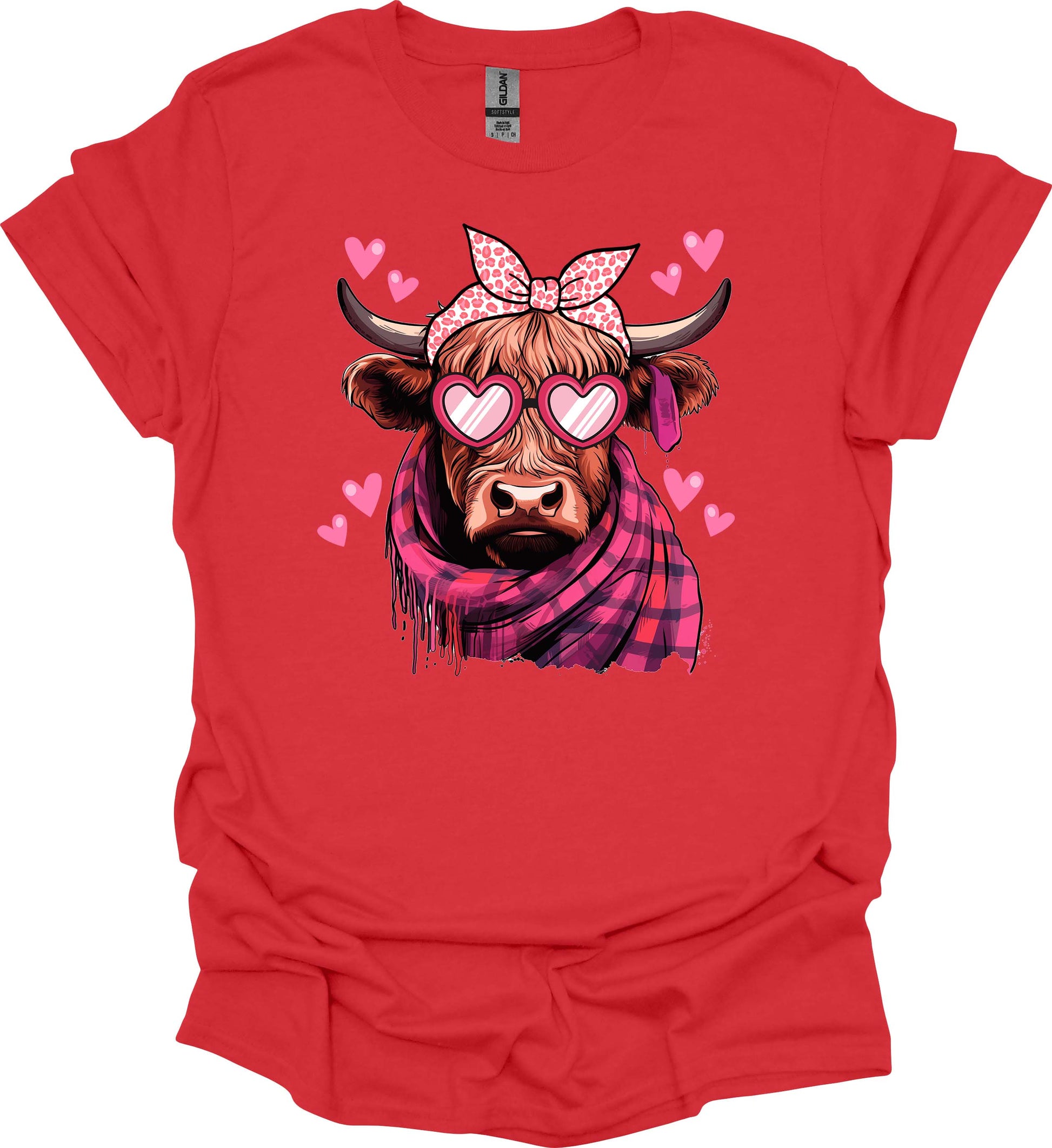 Moo-d for Love Tee – Sassy Cow, Valentine Wow image 1