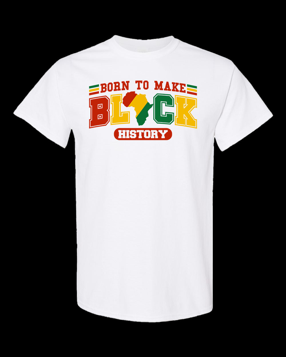 Born to Make Black History Tee – Legacy in Every Letter image 2