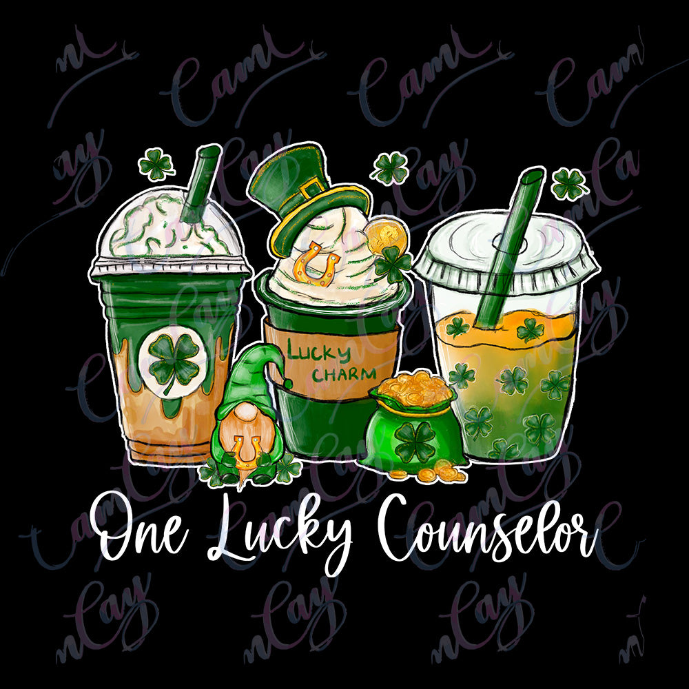 St. Paddy’s Counselor Glitter 4x4 Transfer image 0
