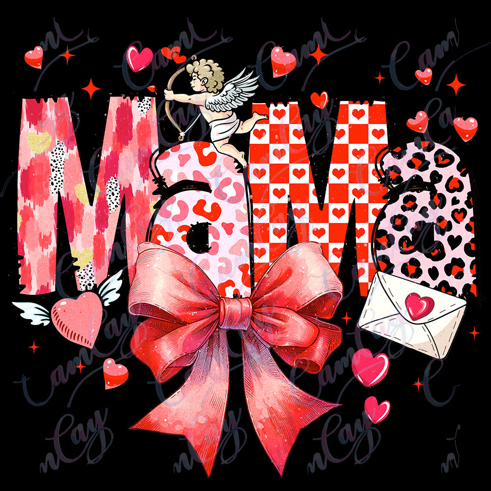 MOM Valentine Glitter 4x4 Transfer image 0