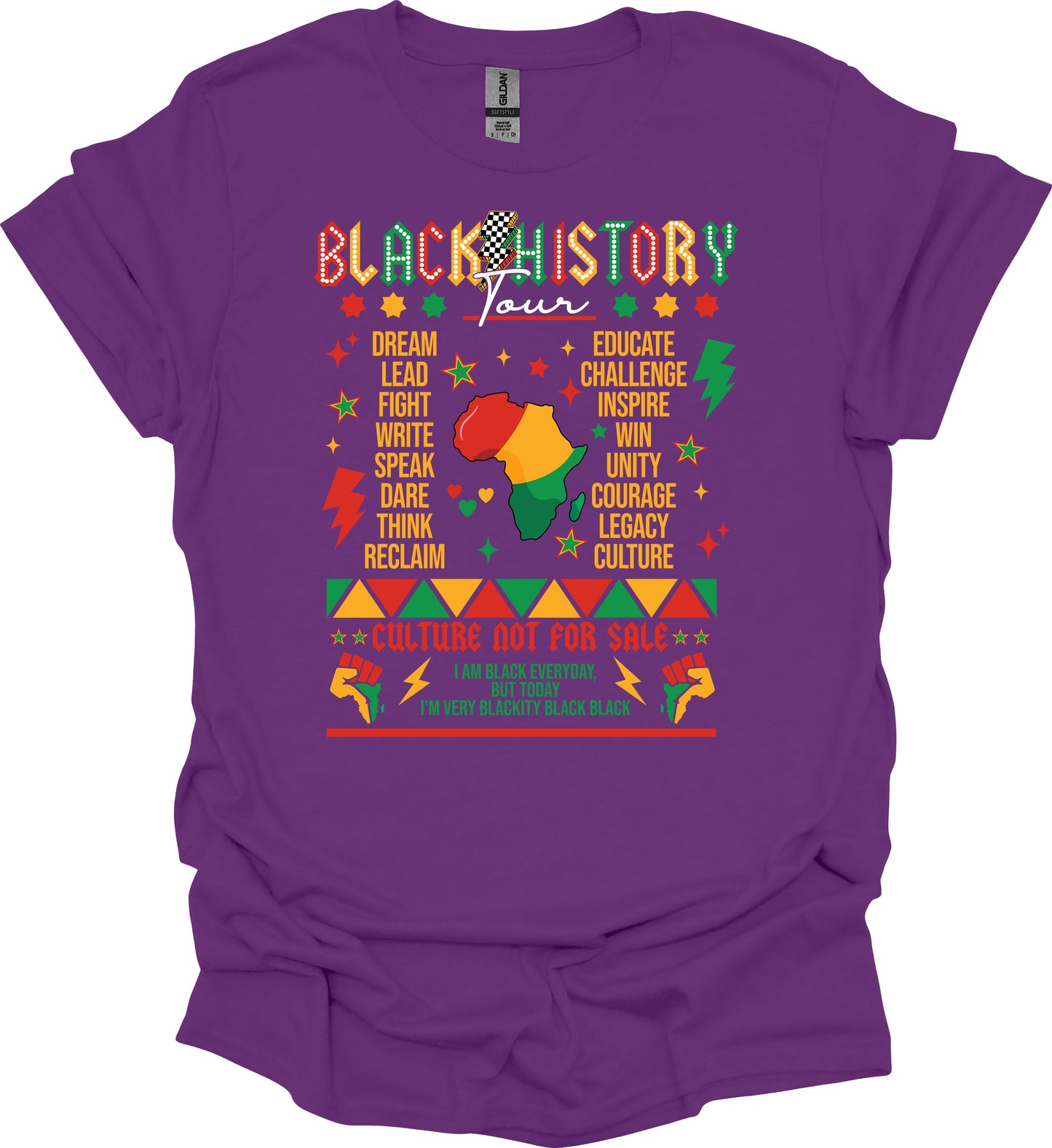 Blackity Black Tour Tee – Culture, Legacy & Power image 3
