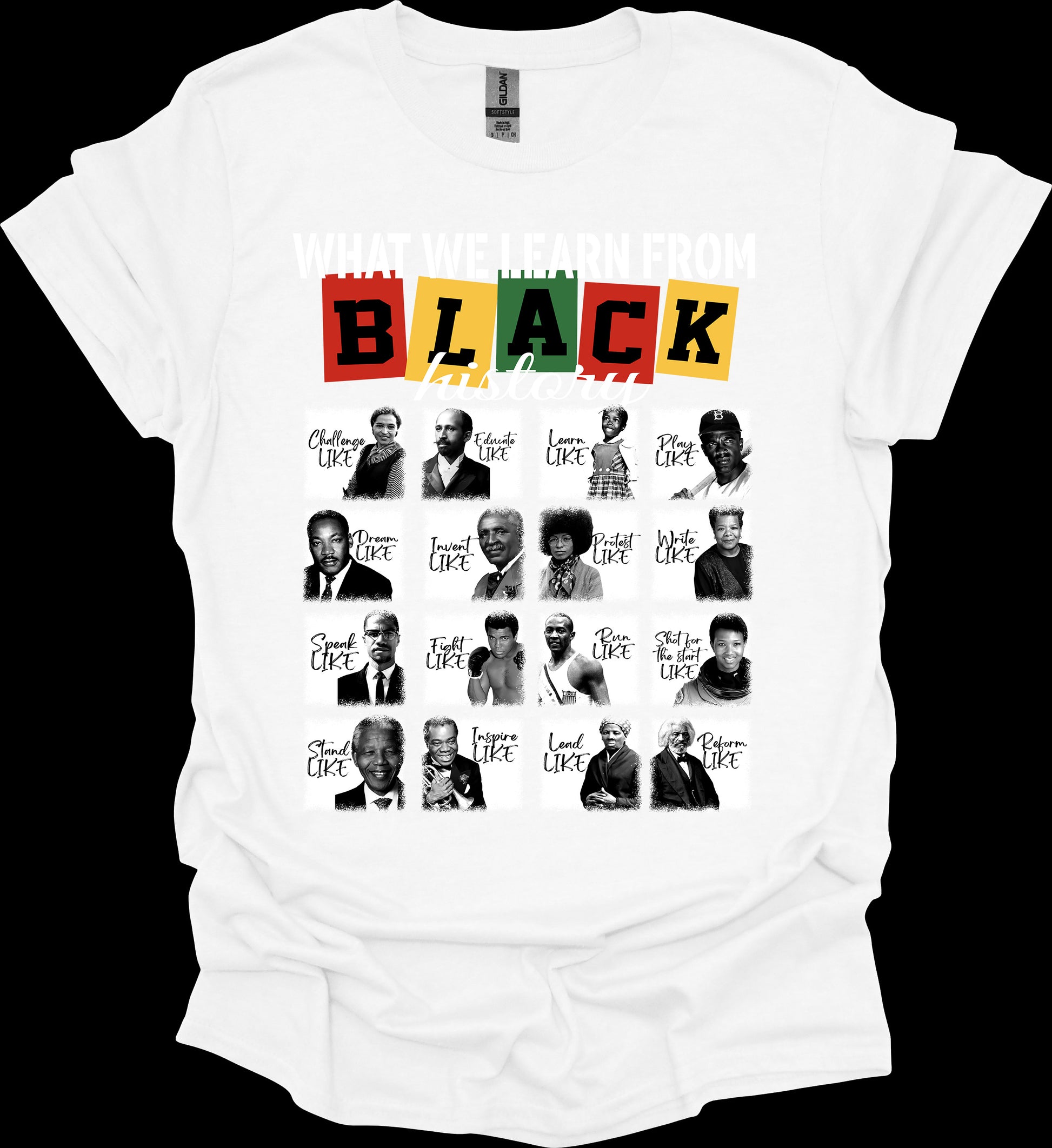 Lessons from Legends Tee – Black History Icons & Values image 2