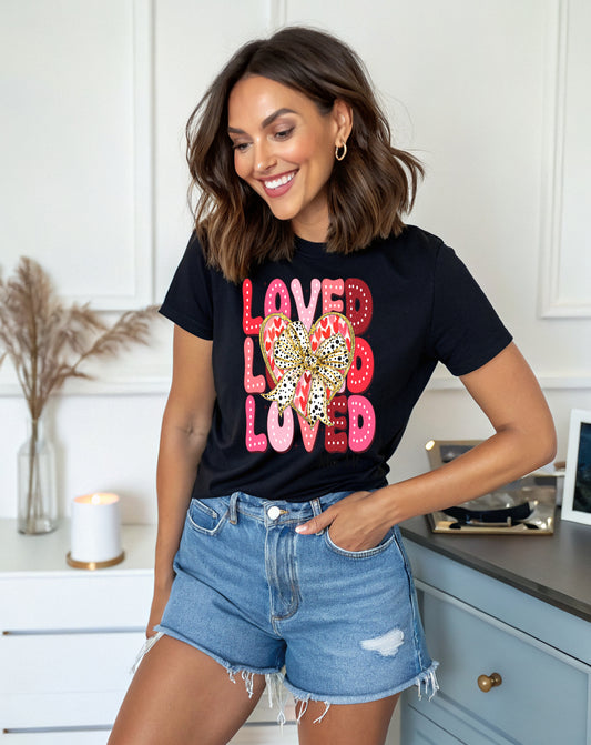 Triple Loved Tee – Bowed Up & Beautiful image 0