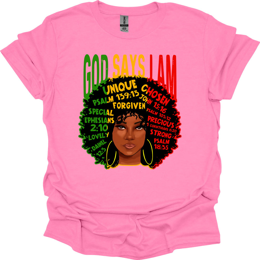 God Says I Am Tee – Faith, Identity & Power image 9