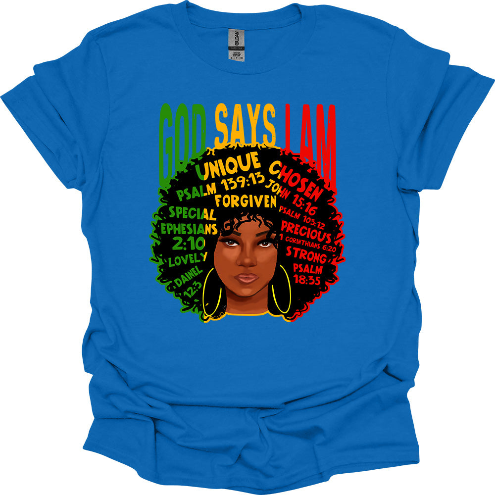 God Says I Am Tee – Faith, Identity & Power image 7