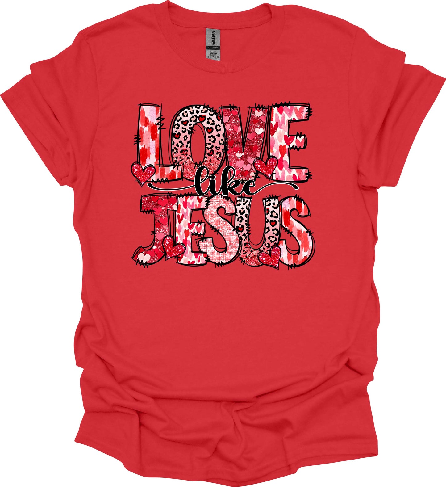 Love Like Jesus Tee – Bold Faith, Fierce Style image 3