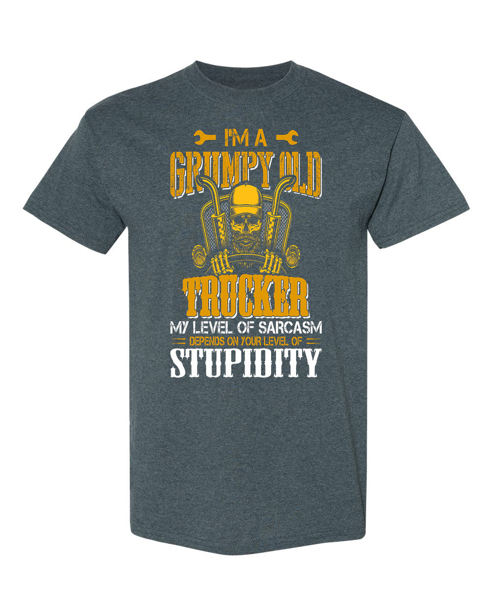 Grumpy Old Trucker Sarcasm Tee – Bold & Funny Trucker Shirt image 1