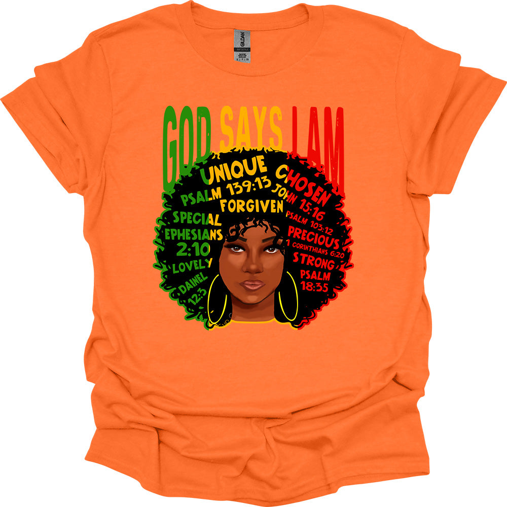 God Says I Am Tee – Faith, Identity & Power image 4