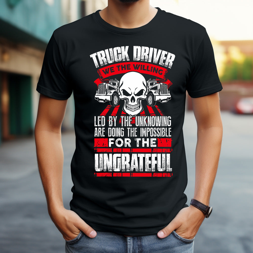 “Doing the Impossible – Trucker Attitude Tee” image 0