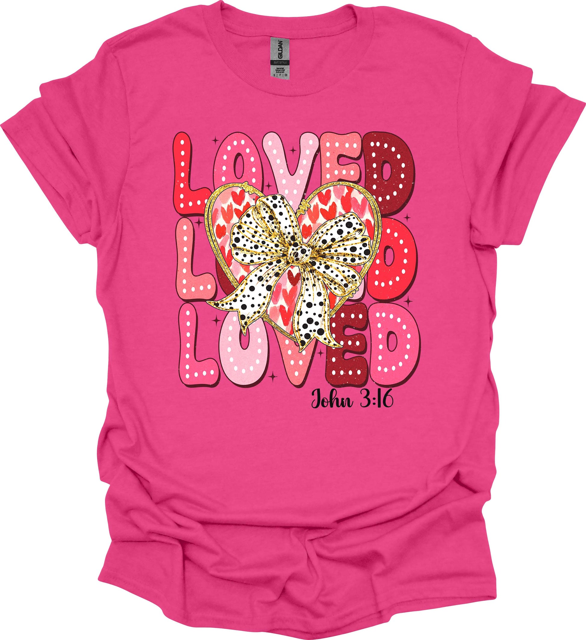 Triple Loved Tee – Bowed Up & Beautiful image 3