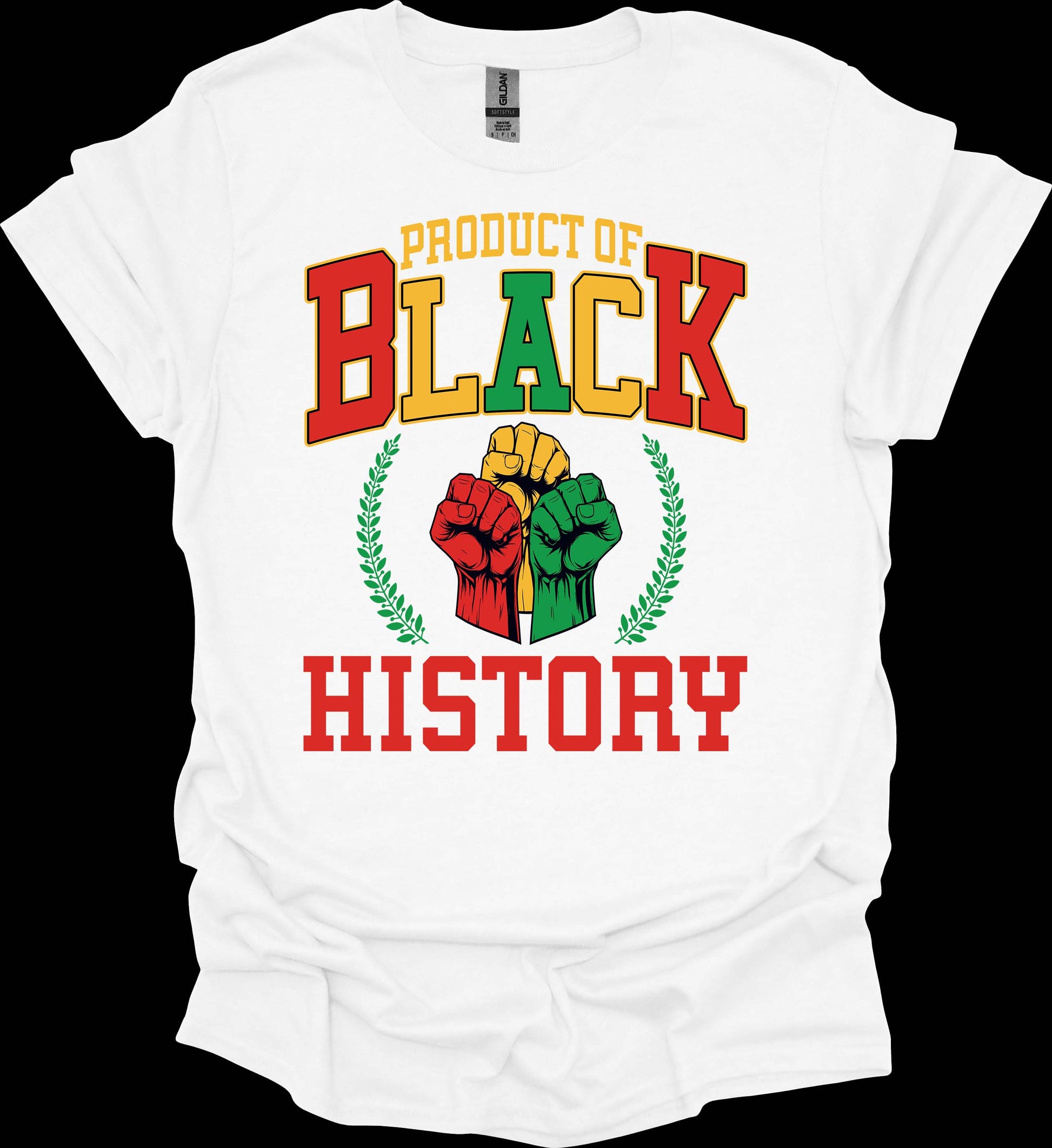 Product of Black History Tee – Red, Gold & Green Power image 1
