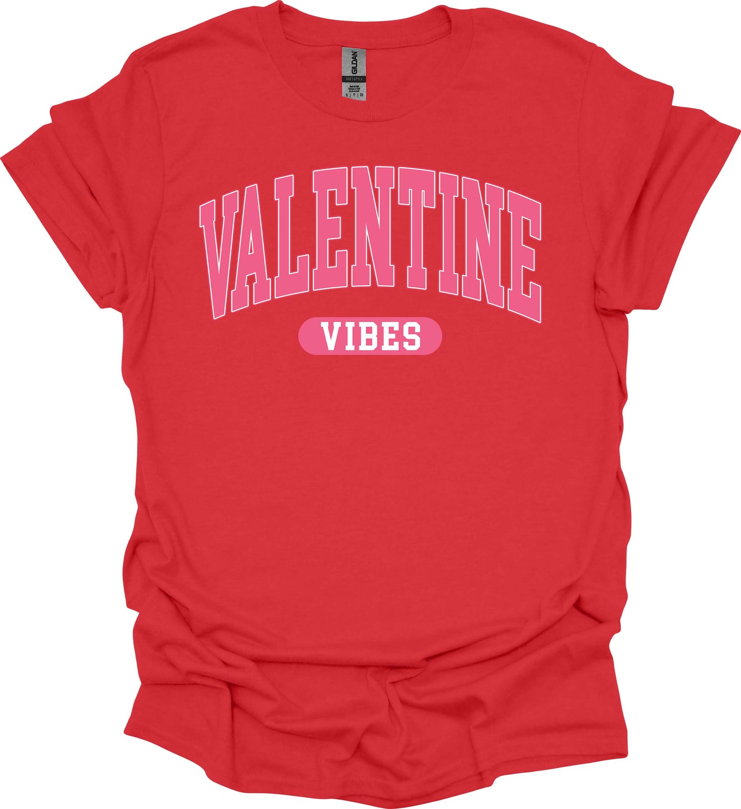 Valentine Vibes Bold Tee – Love Loud, Live Proud image 1