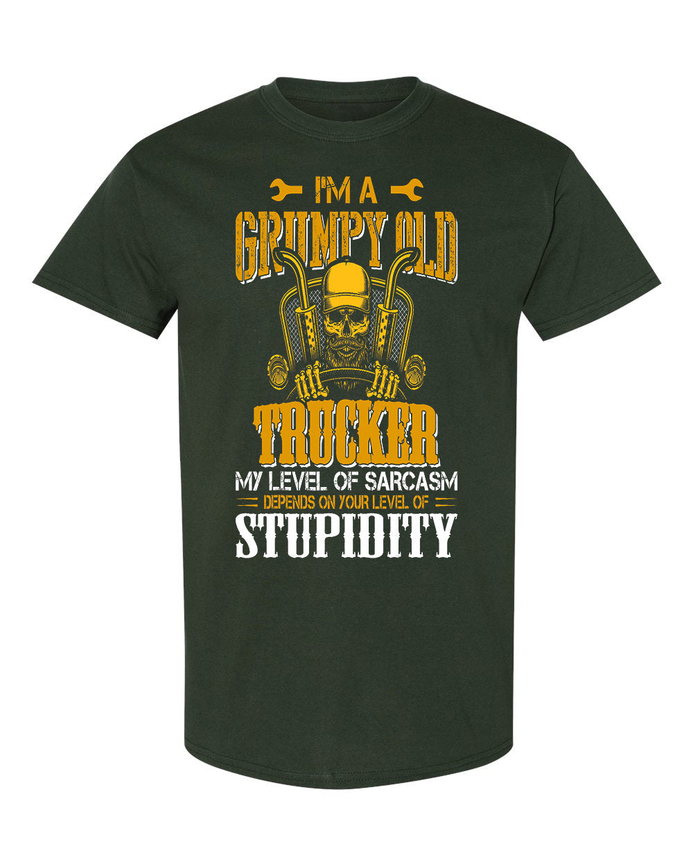 Grumpy Old Trucker Sarcasm Tee – Bold & Funny Trucker Shirt image 4