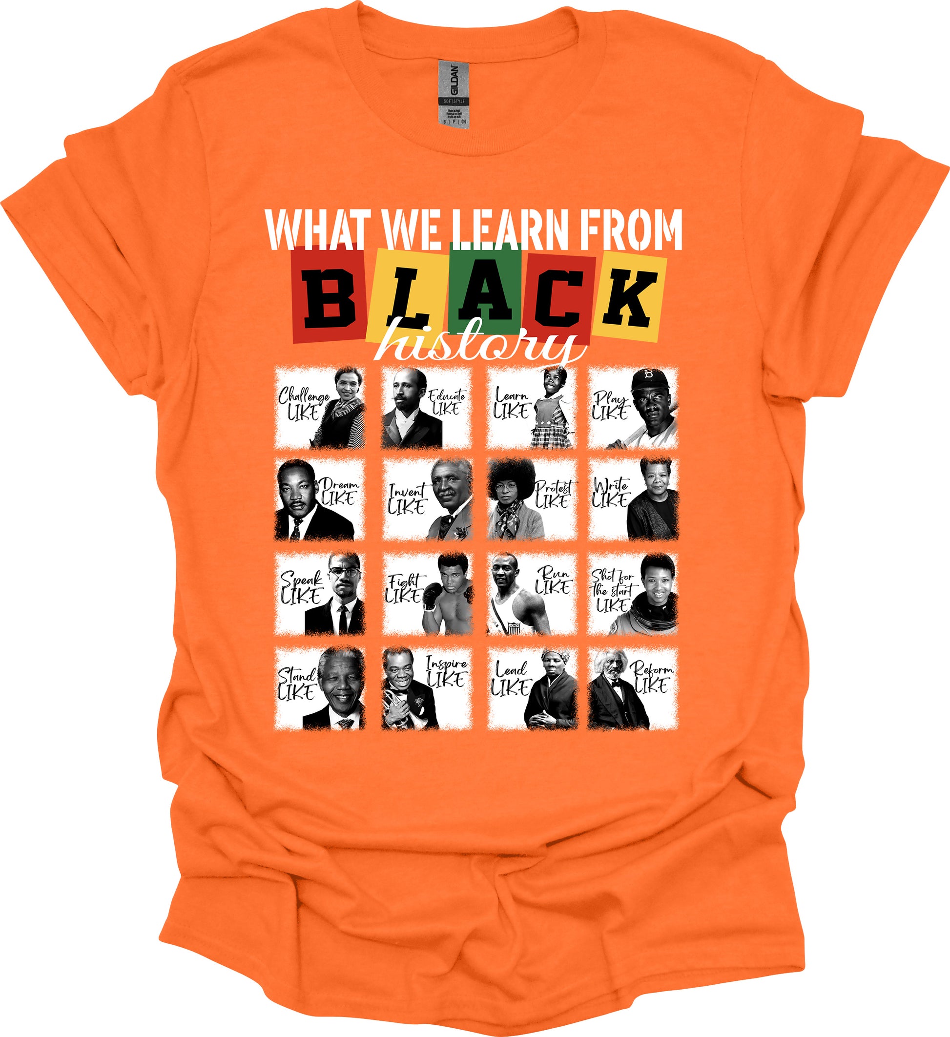 Lessons from Legends Tee – Black History Icons & Values image 3