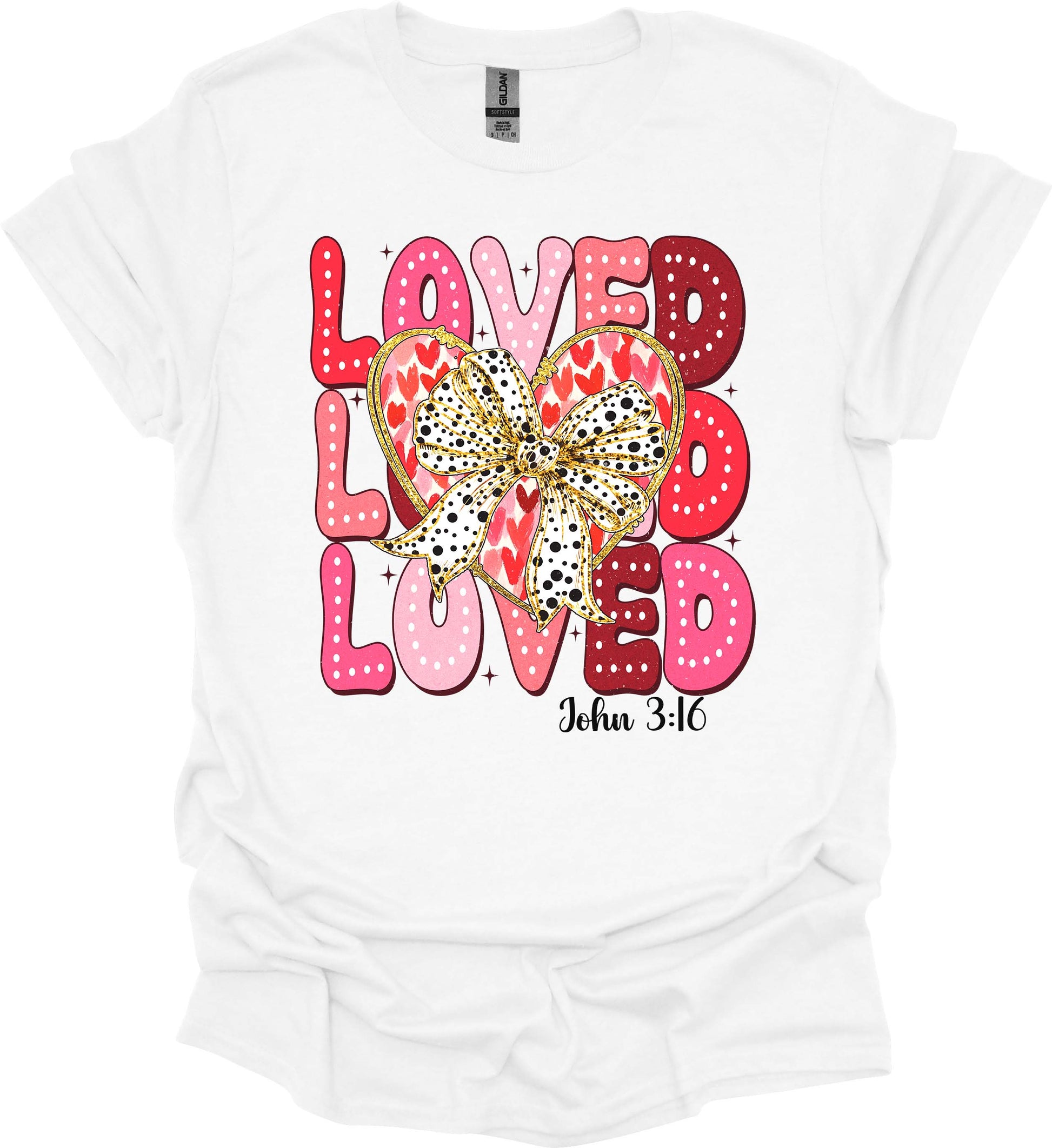Triple Loved Tee – Bowed Up & Beautiful image 1