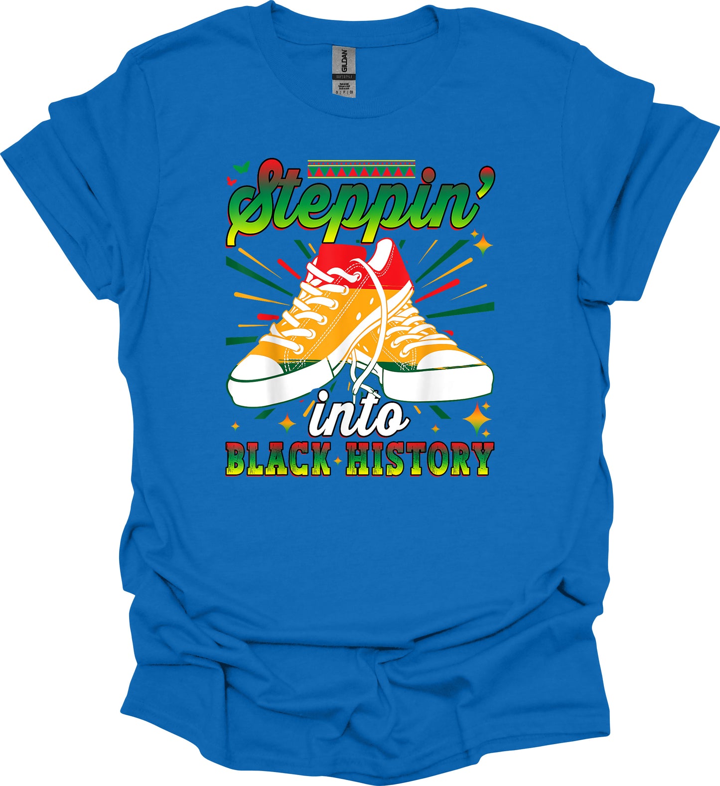 Steppin’ Into Black History Tee – Bold Moves, Deep Roots image 9