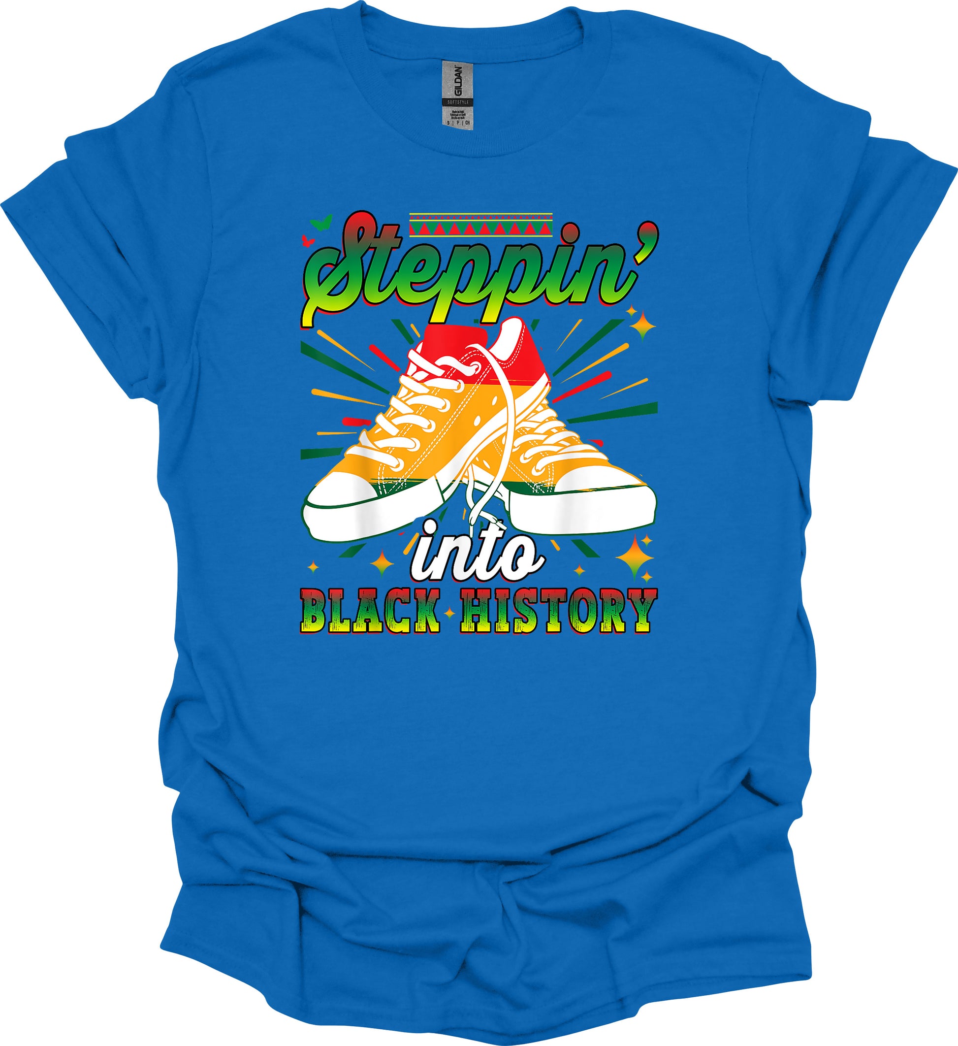 Steppin’ Into Black History Tee – Bold Moves, Deep Roots image 9