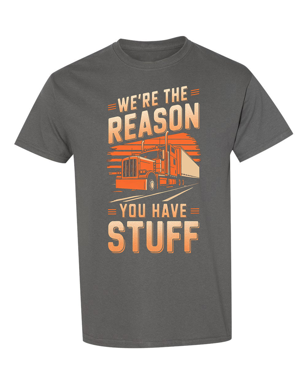 “We’re the Reason You Have Stuff – Trucker Pride Tee” image 5