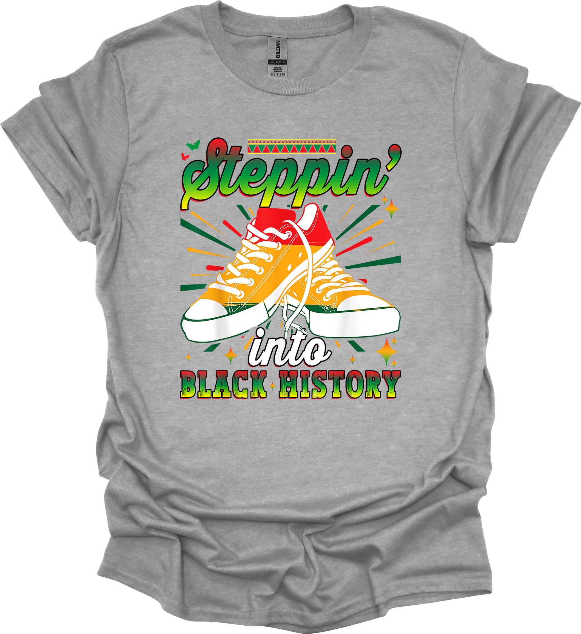 Steppin’ Into Black History Tee – Bold Moves, Deep Roots image 6