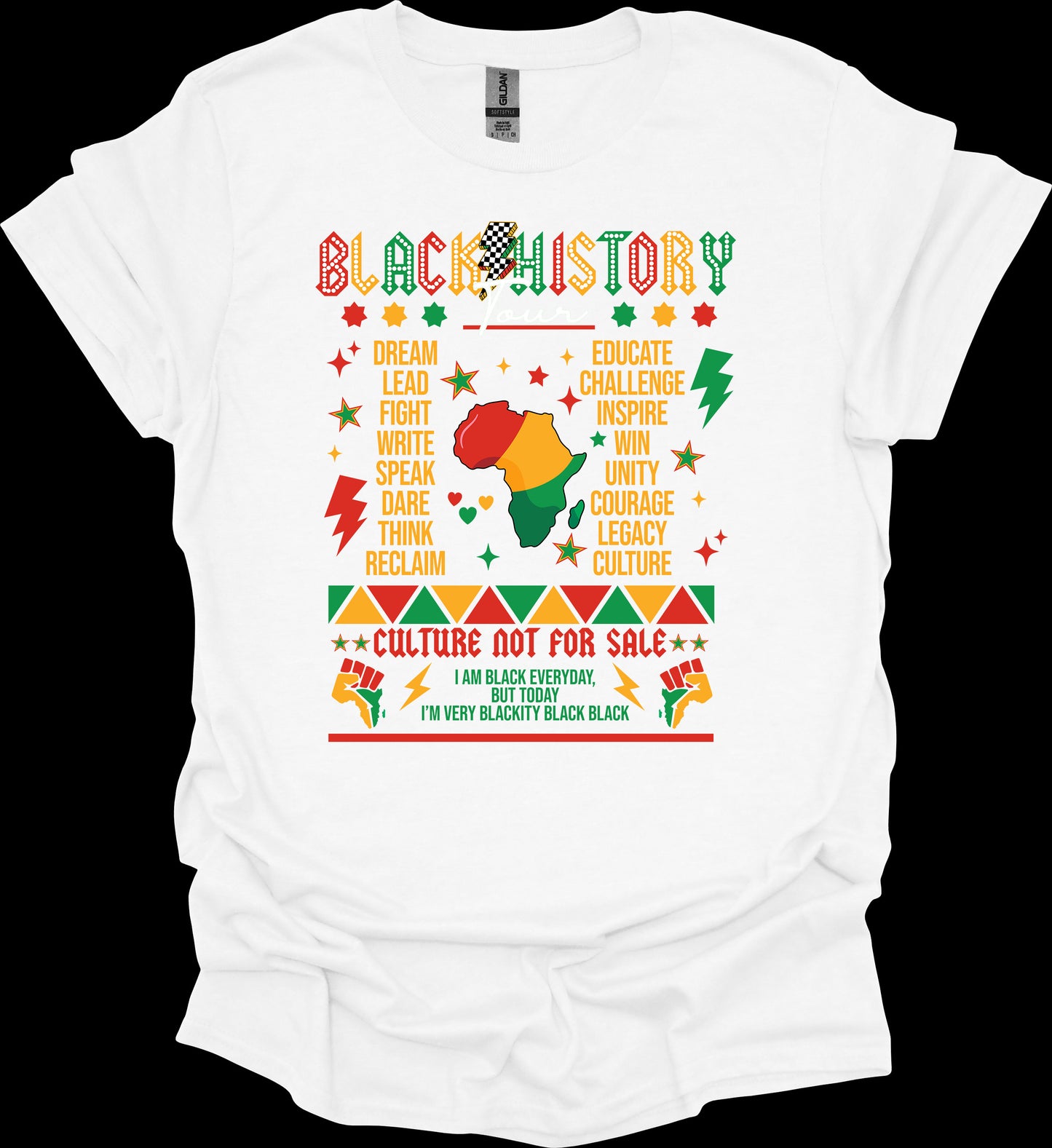 Blackity Black Tour Tee – Culture, Legacy & Power image 1