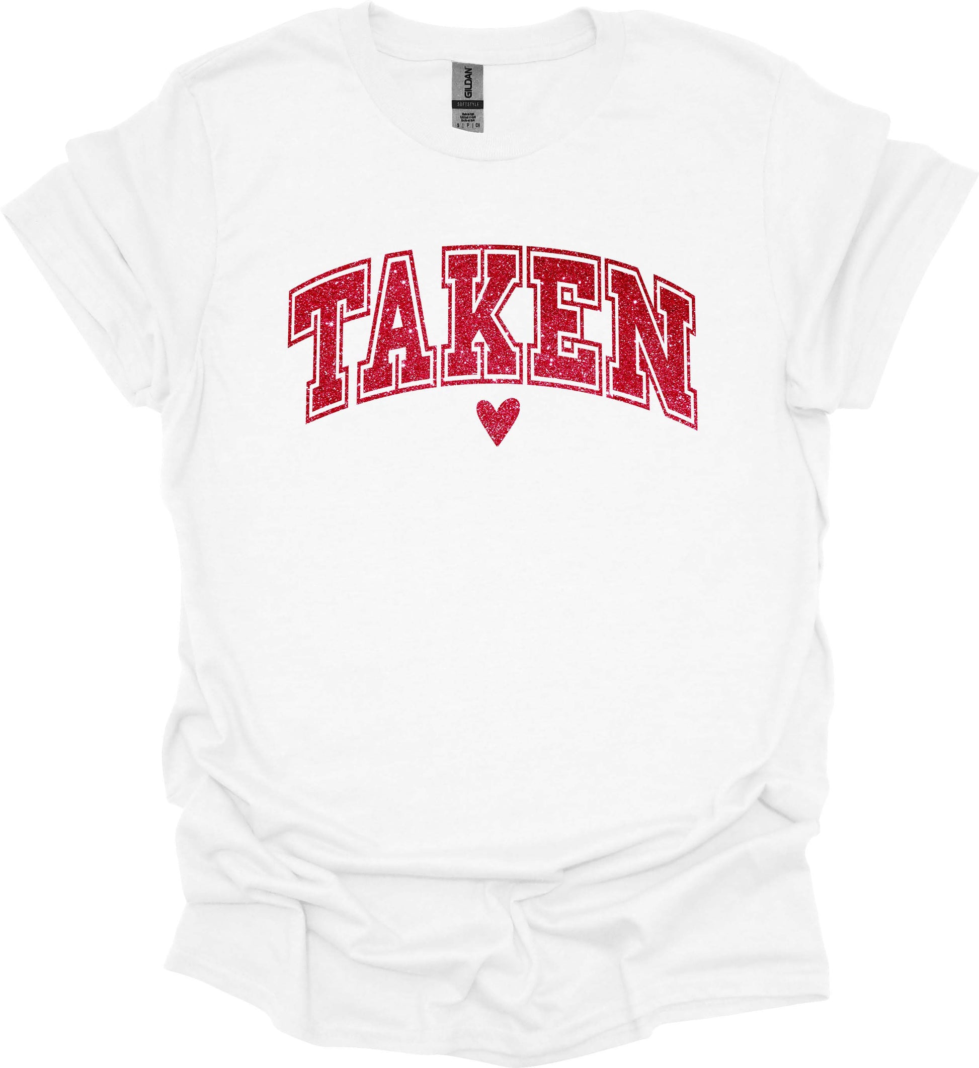 TAKEN Glitter Heart Tee image 1