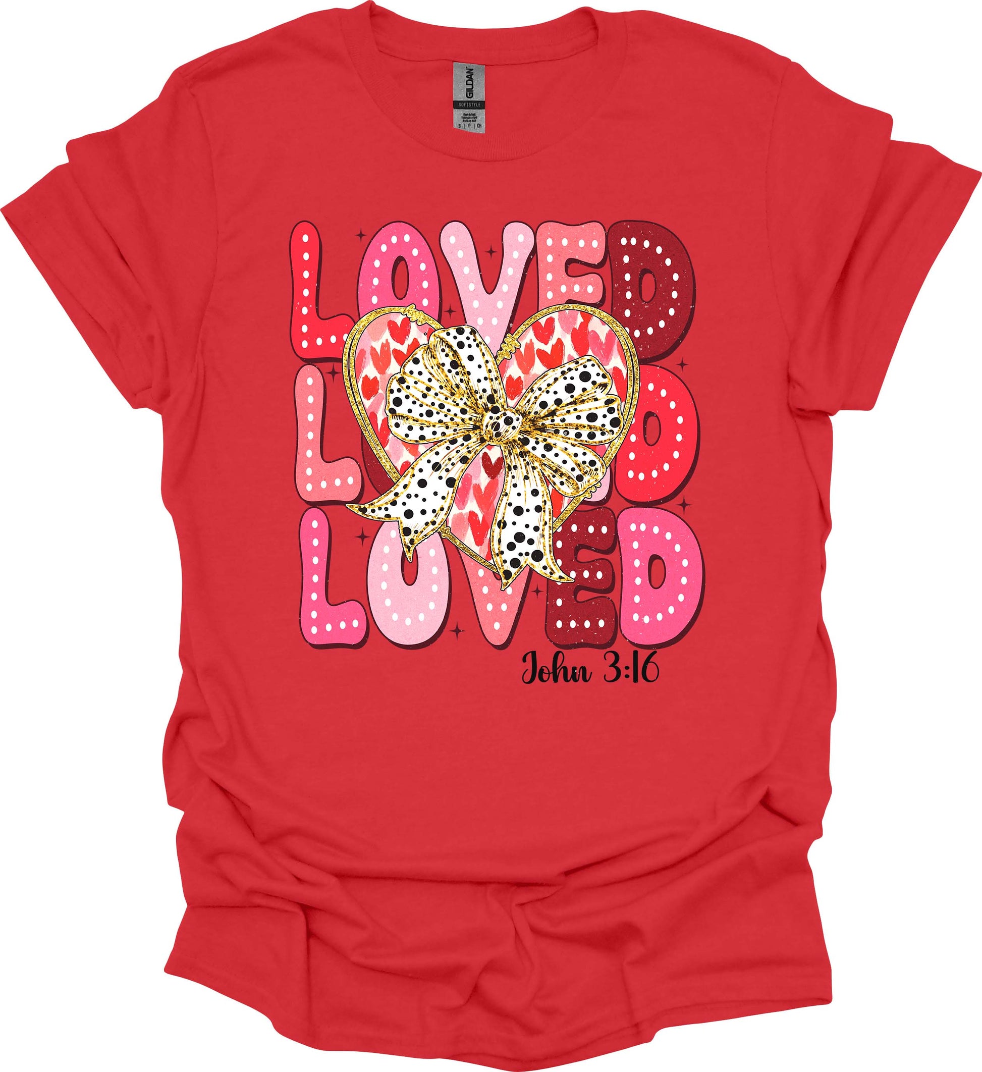 Triple Loved Tee – Bowed Up & Beautiful image 4
