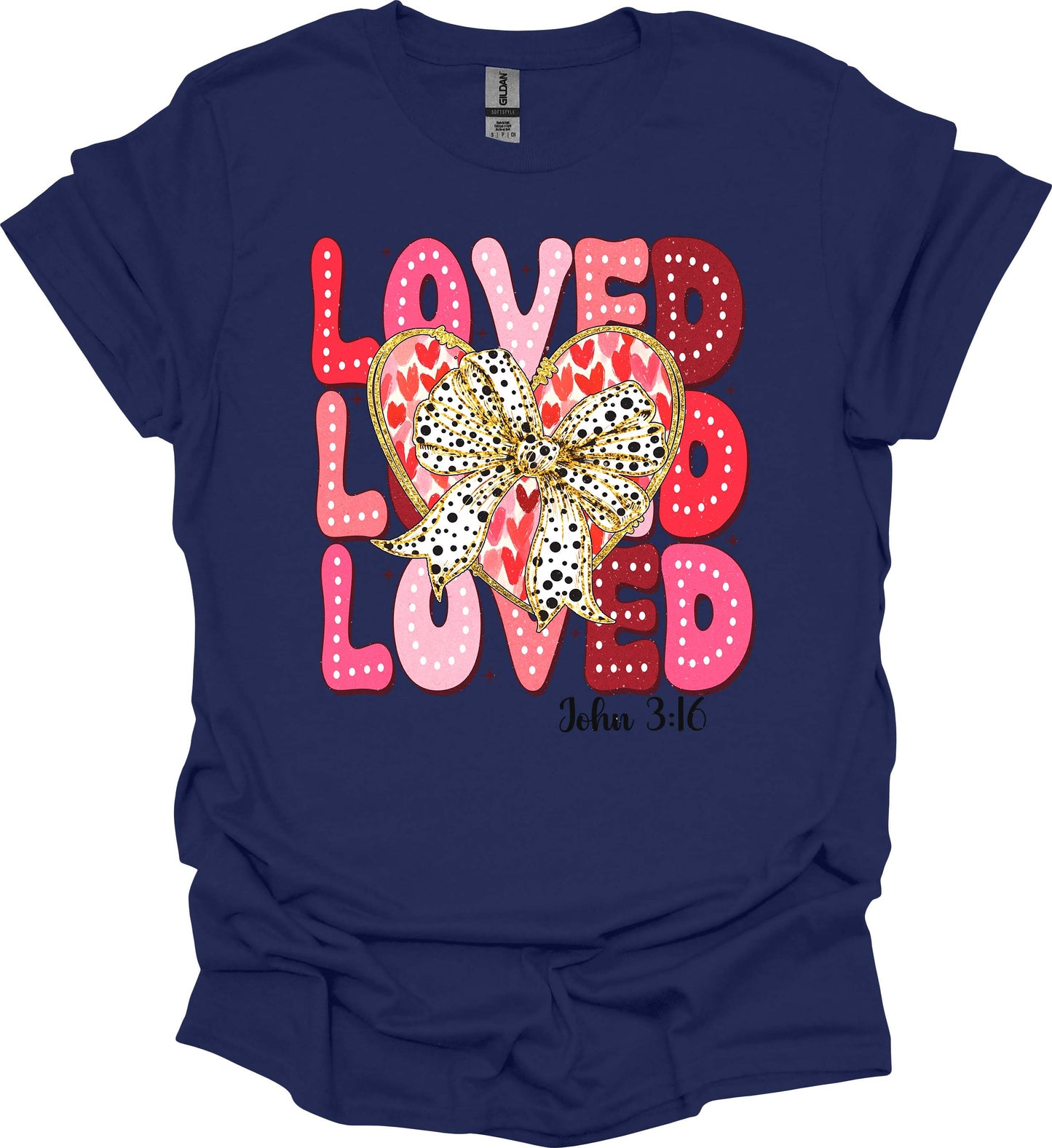 Triple Loved Tee – Bowed Up & Beautiful image 2