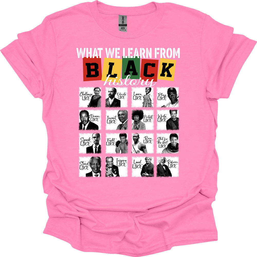 Lessons from Legends Tee – Black History Icons & Values image 5