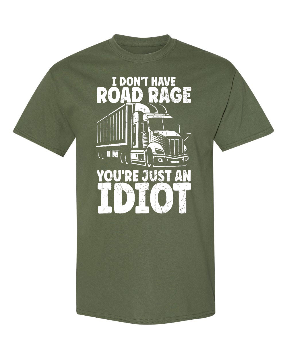 Funny Trucker T-Shirt – “I Don’t Have Road Rage” Graphic Tee image 5