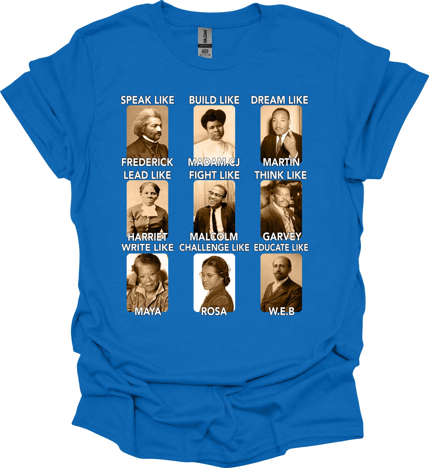 Emulate Greatness Tee – Black Icons, Timeless Lessons image 9