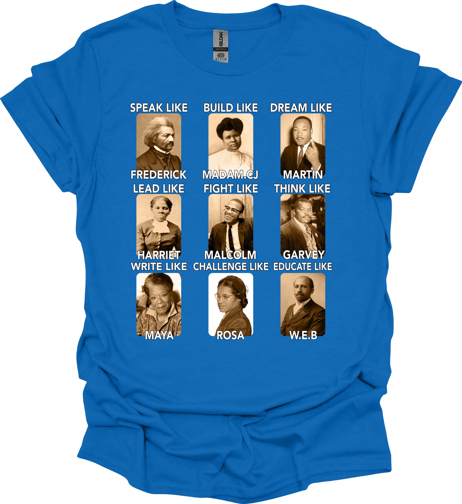 Emulate Greatness Tee – Black Icons, Timeless Lessons image 9