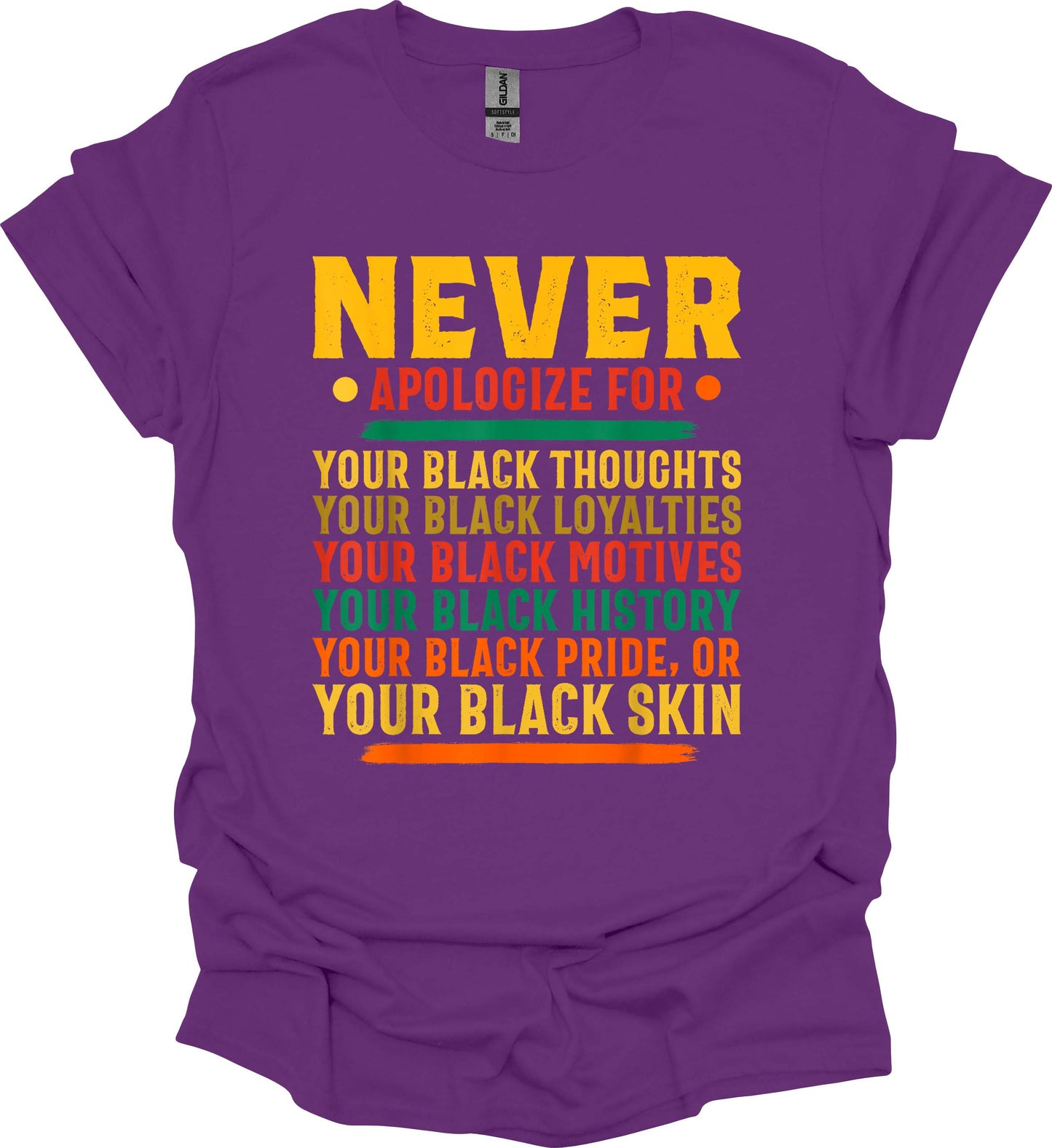 Never Apologize for Your Blackness Tee image 3