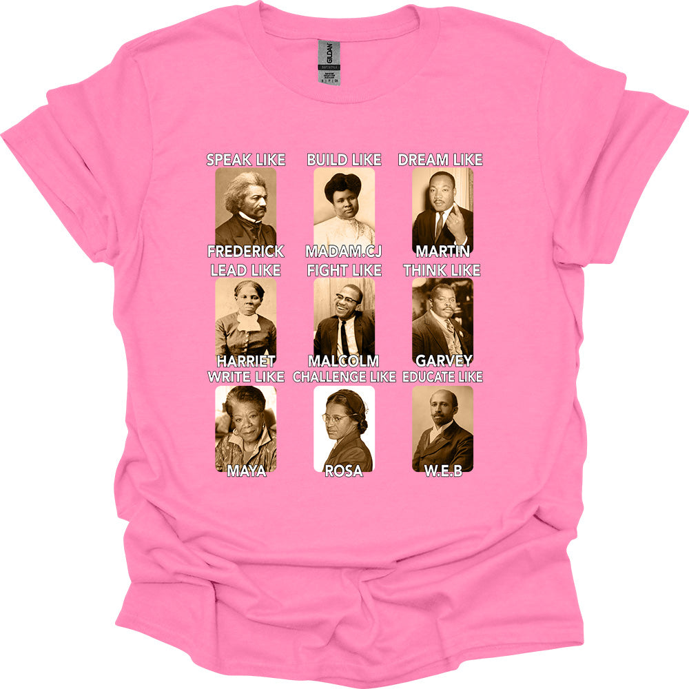 Emulate Greatness Tee – Black Icons, Timeless Lessons image 5