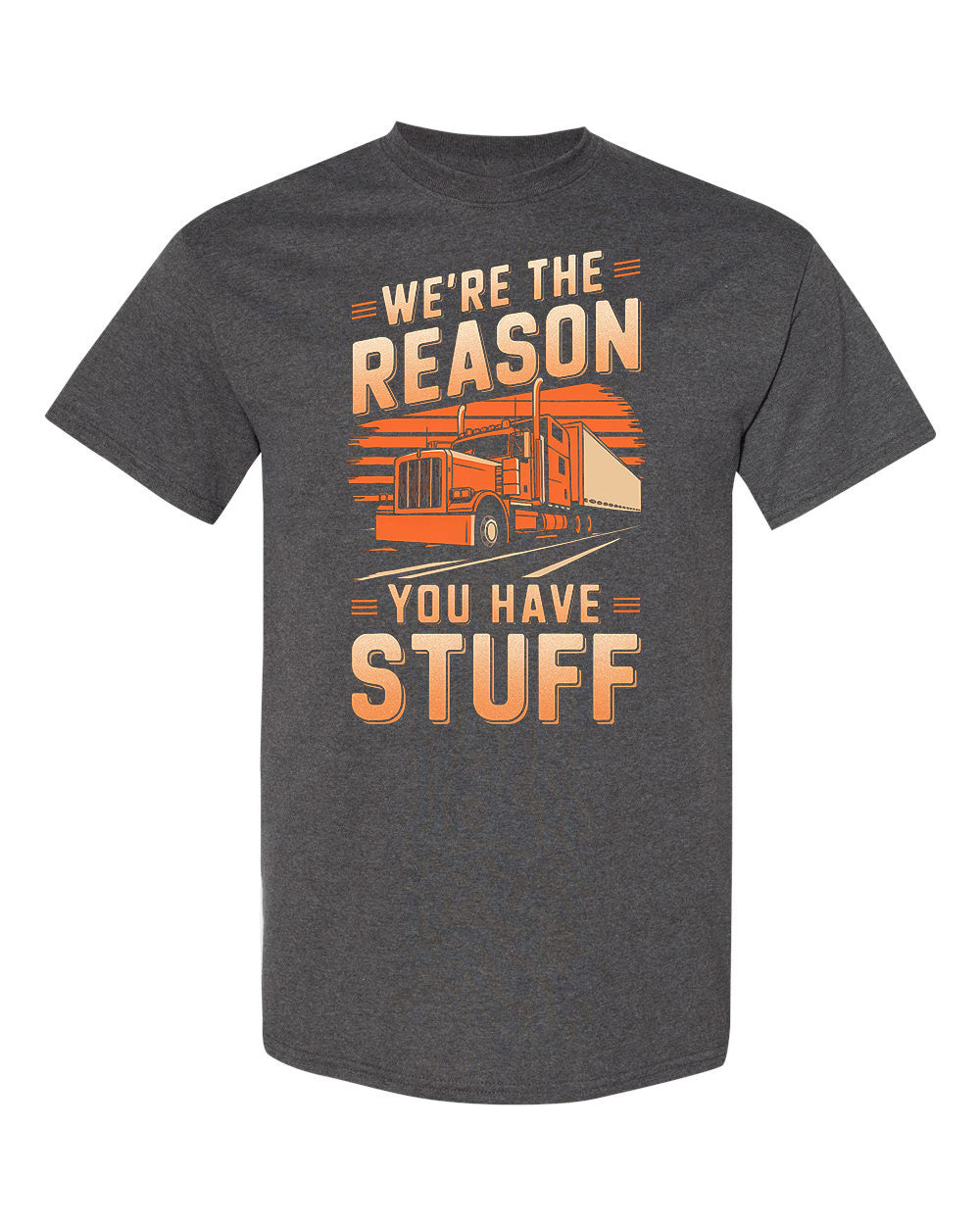 “We’re the Reason You Have Stuff – Trucker Pride Tee” image 3