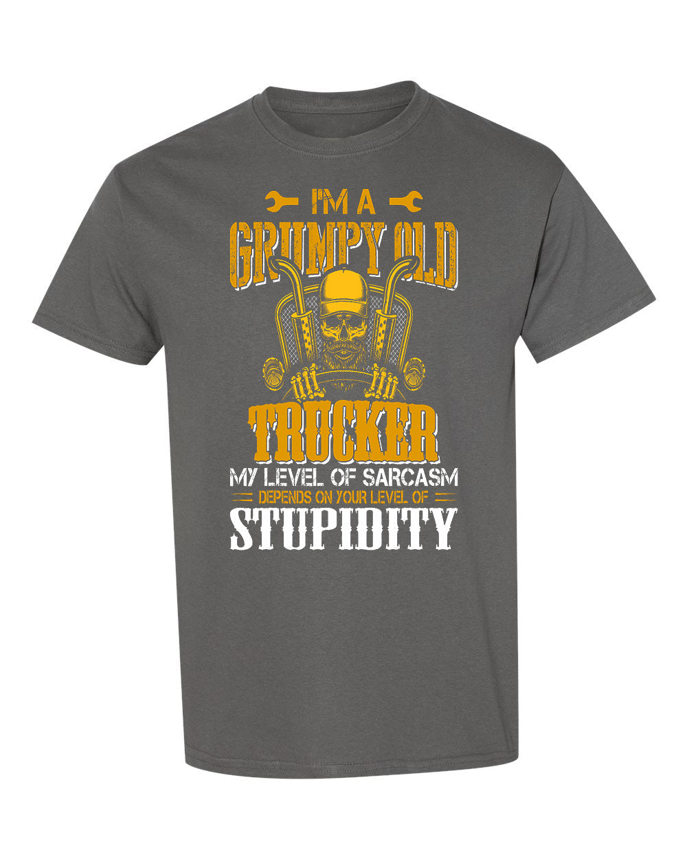 Grumpy Old Trucker Sarcasm Tee – Bold & Funny Trucker Shirt image 2