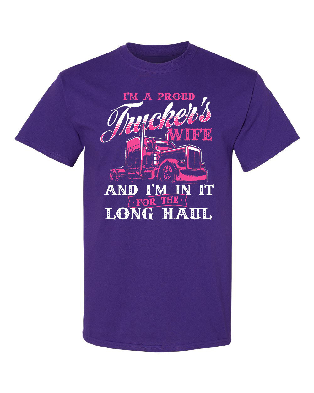 Long Haul Love: Proud Trucker’s Wife Tee image 3