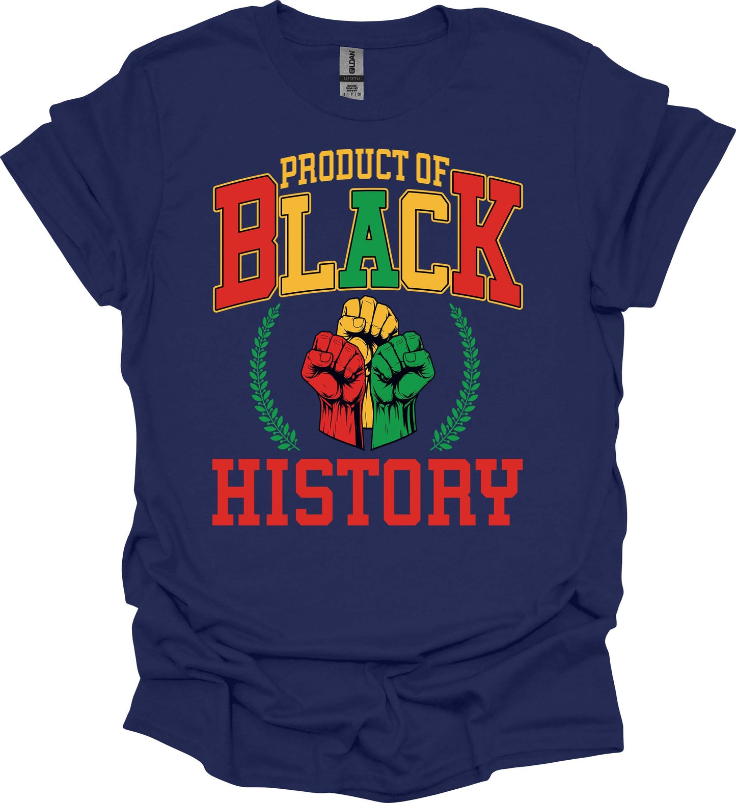 Product of Black History Tee – Red, Gold & Green Power image 8