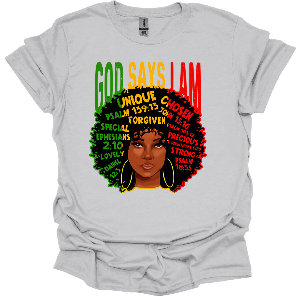 God Says I Am Tee – Faith, Identity & Power image 6